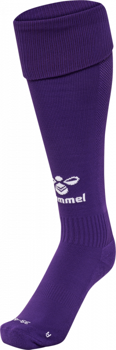 Hummel - Essential Football Socks - Acai & blanc