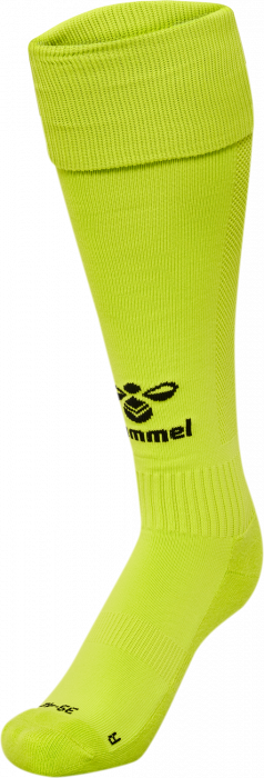 Hummel - Essential Football Socks - Lime & noir