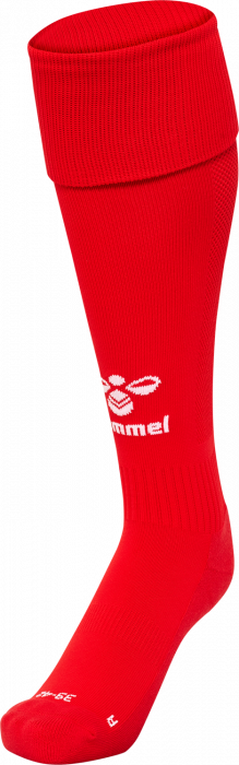 Hummel - Essential Football Socks - True Red & white